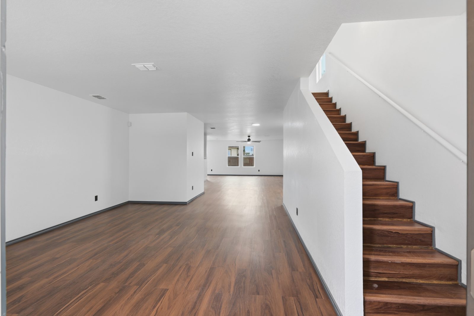 Refinished entry and staircase