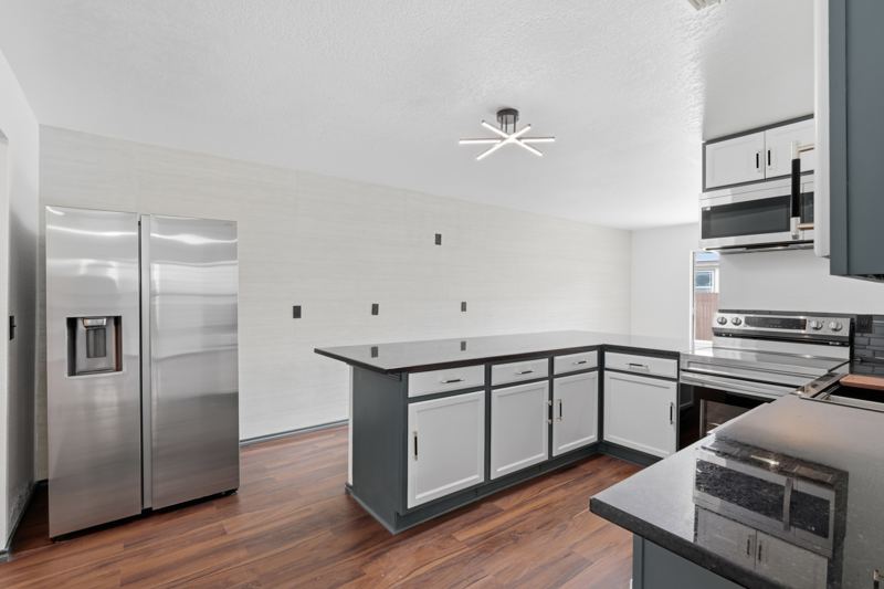 Remodeled kitchen